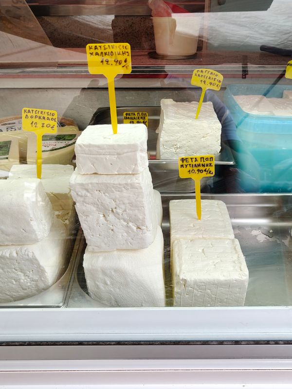 greckie sery - feta - greckie jedzenie