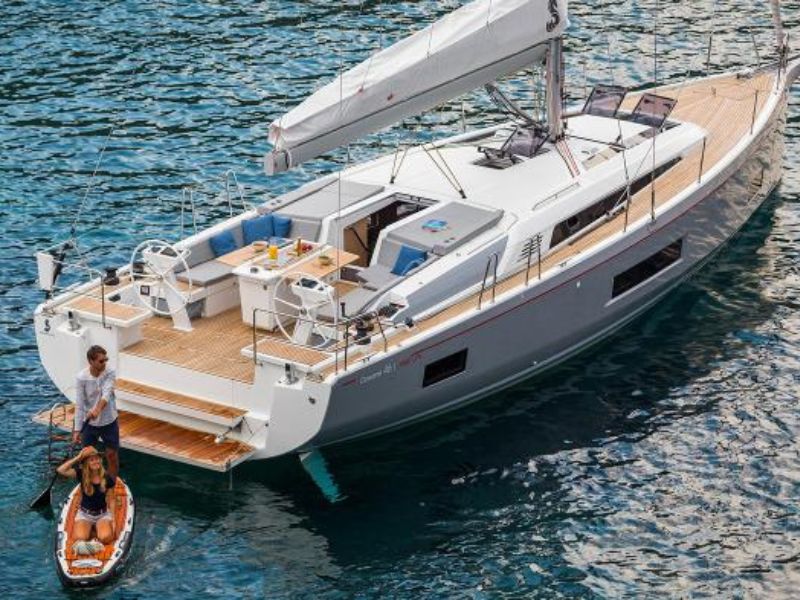 Jacht żaglowy Beneteau Oceanis 46.1 czarter jachtu w Grecji - greckiekefi.pl