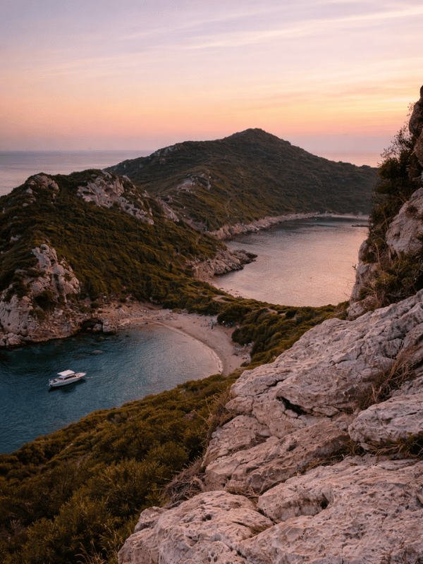 Przewodnik po Korfu plaże Porto Timoni - greckiekefi
