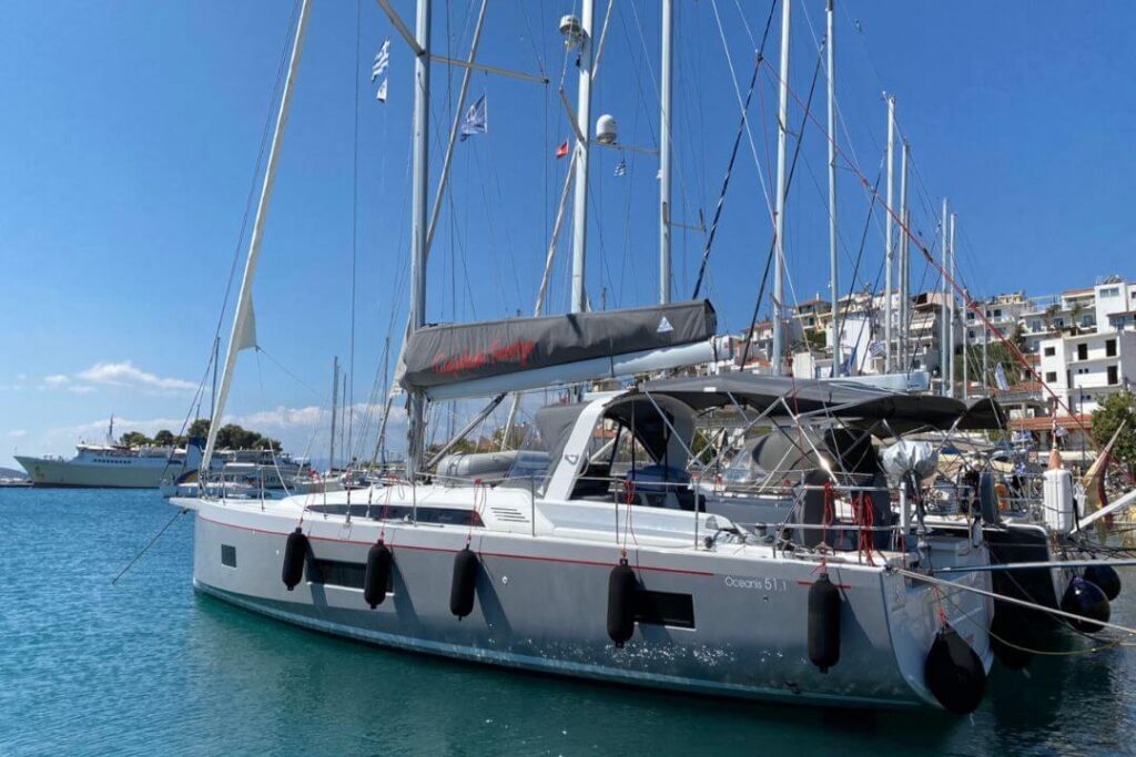 Oceanis 51.1 czarter jachtu Skiathos greckiekefi.pl
