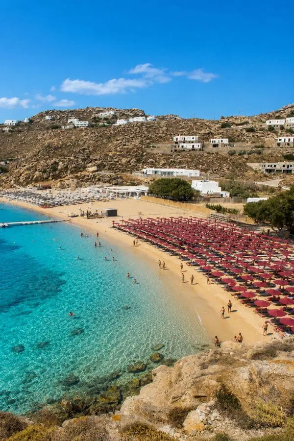 Super Paradise Beach na Mykonos