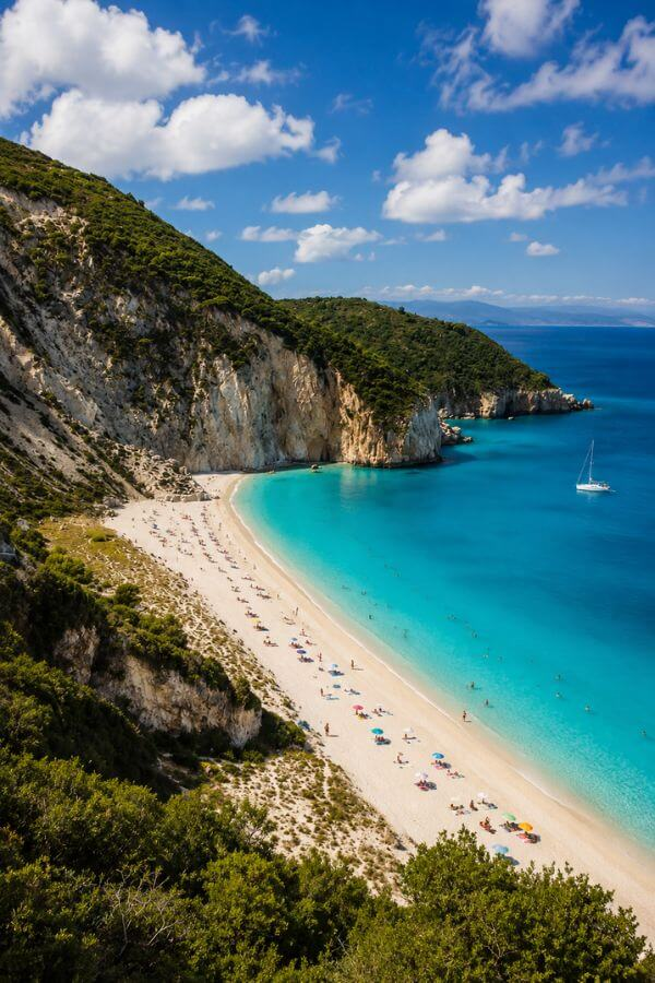 Mylos Beach na Lefkadzie