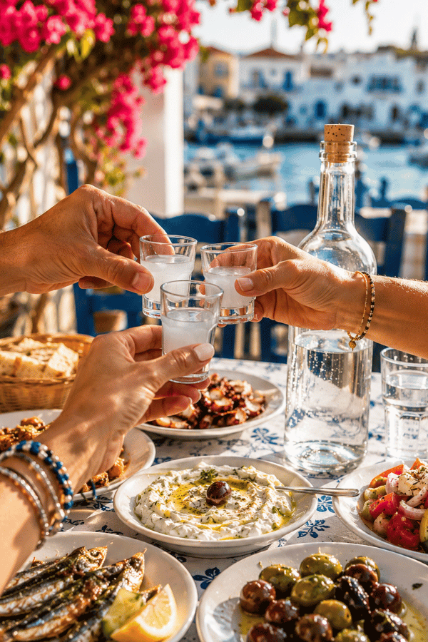 Grecka kultura biesiadowania i ouzo