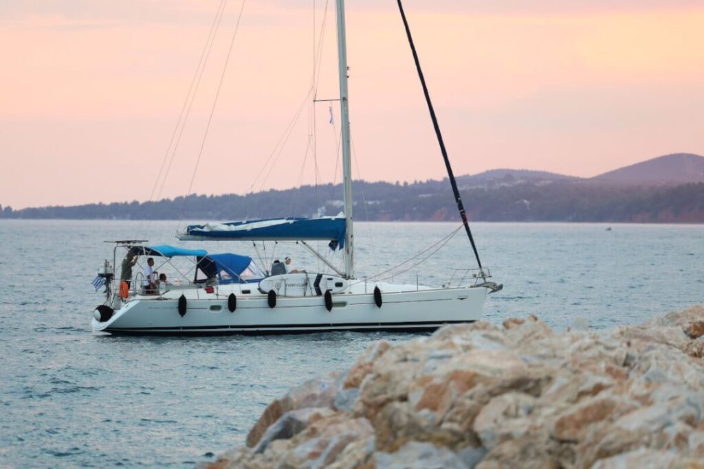 Sun Odyssey 45 czarter jachtu Chalkidiki marina Nikiti
