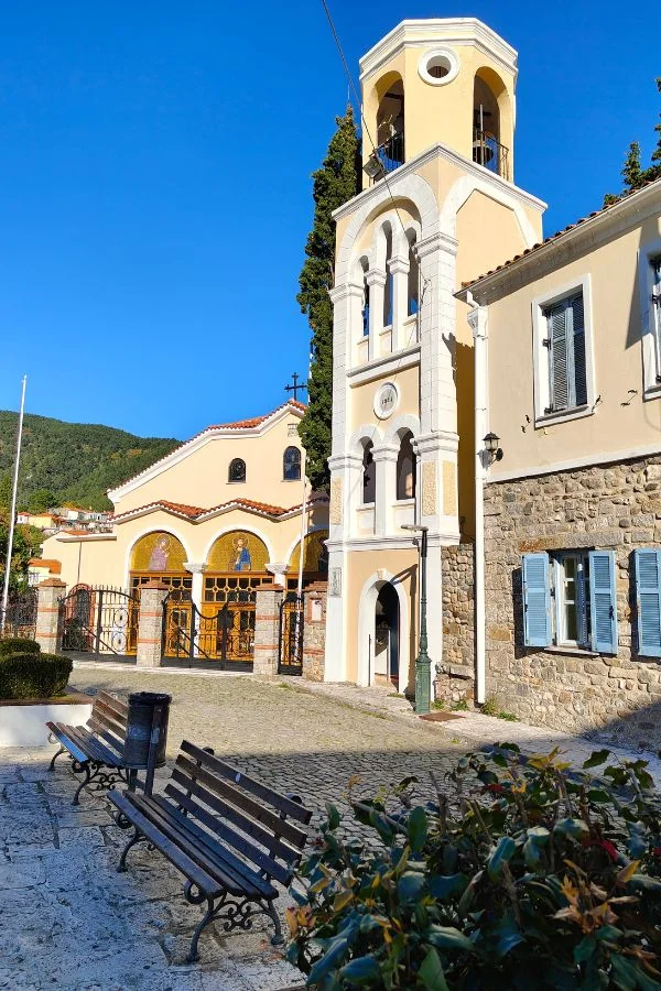 Kolorowa architektura Xanthi w Grecji