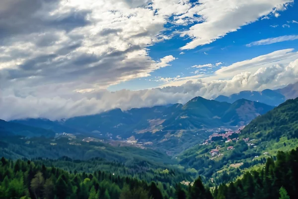 Katara Pass - droga przez góry Pindos w Grecji