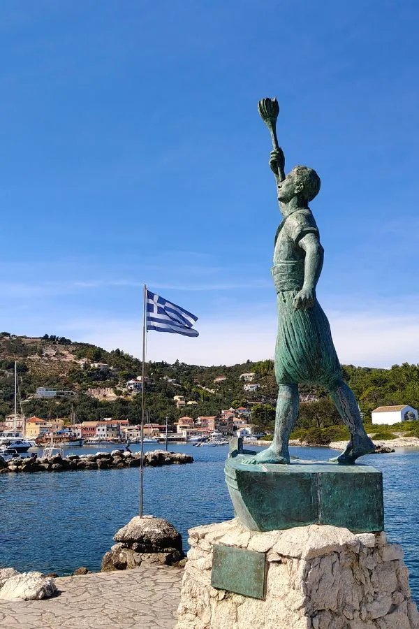 Widok na Gaios na wyspie Paxos