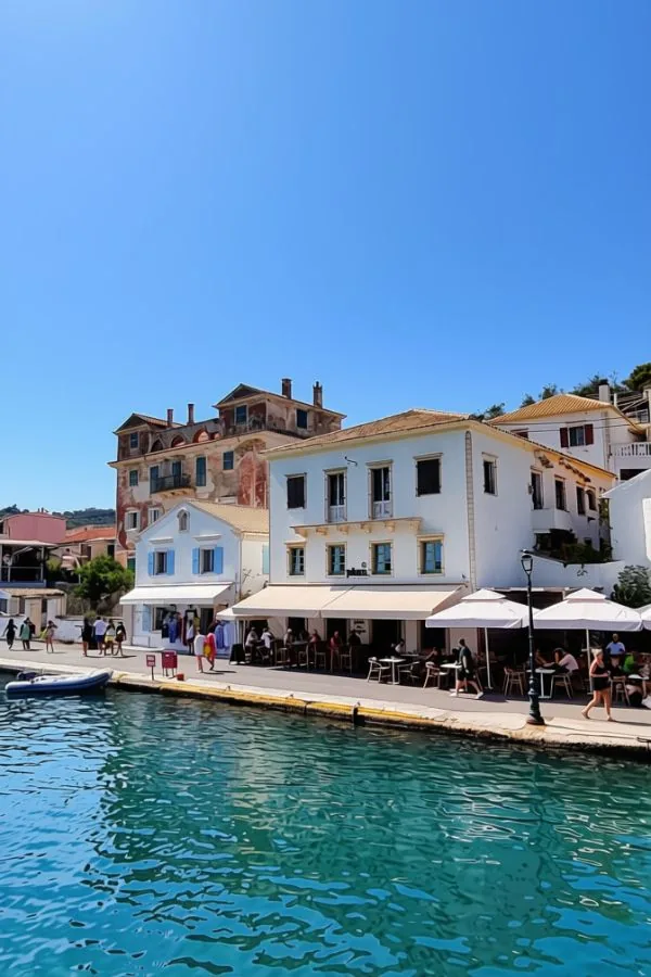 Miasteczko Gaios na wyspie Paxos