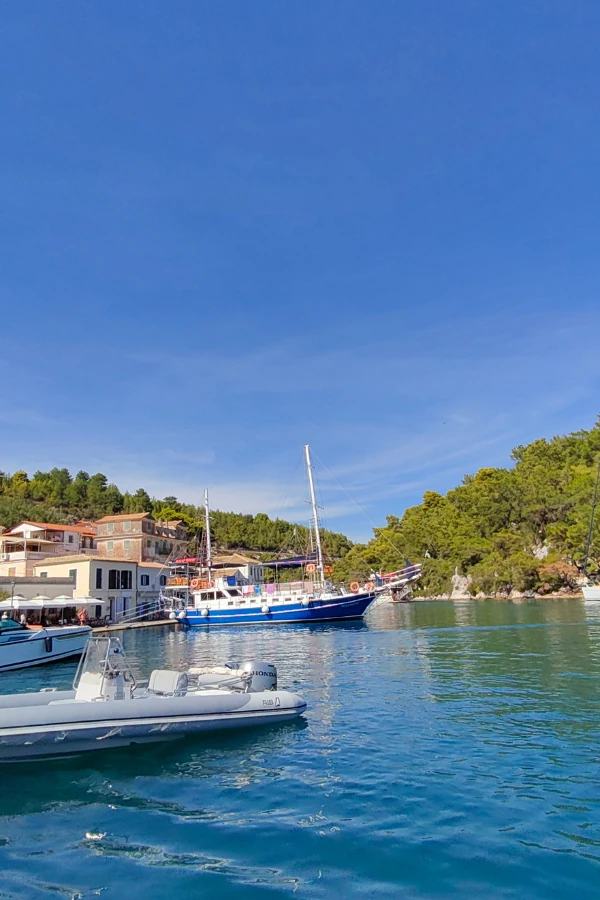 Widok na Gaios na Paxos