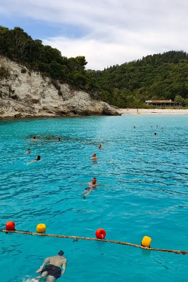 Plaża Voutoumi na Antipaxos