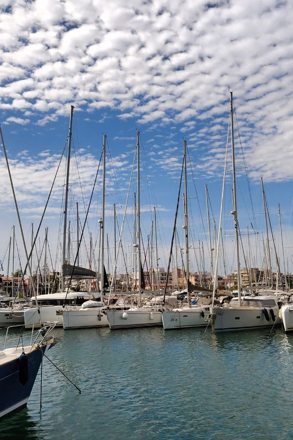 Marina Preveza – widok na infrastrukturę mariny
