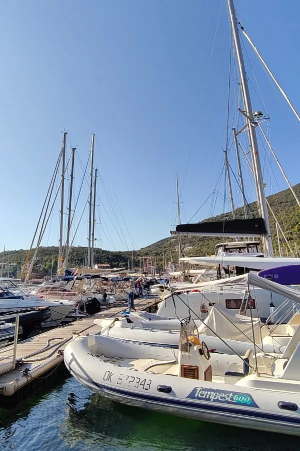 Wejście do zatoki Sivota na wyspie Lefkada